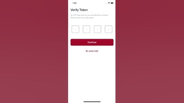 Authentication screen with OTP design