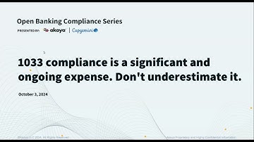 CFPB Section 1033 Compliance is a Significant and Ongoing Expense. Don’t Underestimate It.