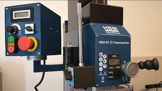 HBM BF25 metal mill - Installation and first run.