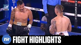 Kenny Davis Jr. \& Eduardo Sanchez throw hands, Davis Jr scored knockdown \& win | FIGHT HIGHLIGHTS