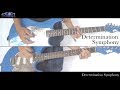 【Roselia】Determination Symphony  -Guitar cover- 【おたえギター】