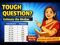 Estimate the Median in 5 Minutes | Grouped Data Problem (Highly Expected)