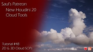 Patreon Tutorial Preview #48 - Houdini Cloud Tools & Redshift