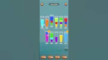 Water color sort level 2476 #androidgameplay #watersortpuzzle #shorts