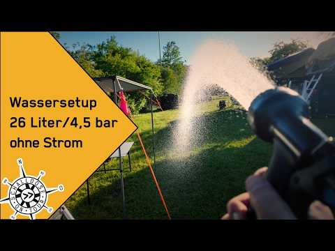 Water setup for the Amarok off-road camper || Vickywood EVO TANK