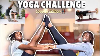 Couples Yoga Challenge | *WATCH FULL VIDEO FOR BLOOPERS*   😂