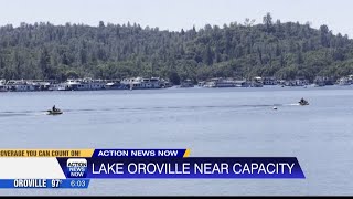 Lake Oroville near full capacity