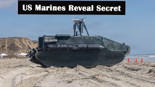 US Marines Reveal Secret Unmanned Amphibious Vehicle at Camp Pendleton  #military #army #trending