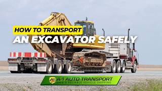 How to Transport an Excavator Safely 🚜 Heavy Equipment Hauling Explained