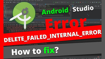 Android Error While Installing APKs | DELETE FAILED INTERNAL ERROR