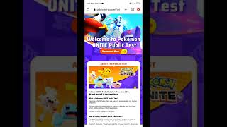 How to Download * Pokemon Unite * Beta testing Version || #shorts #pikachuyt screenshot 5