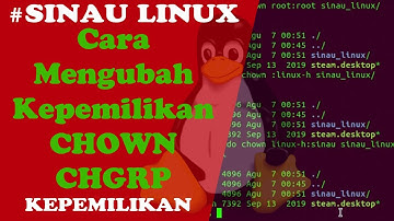 SinauLinux - #5 - Cara Mengganti KePemilikan File atau Folder | Linux-H