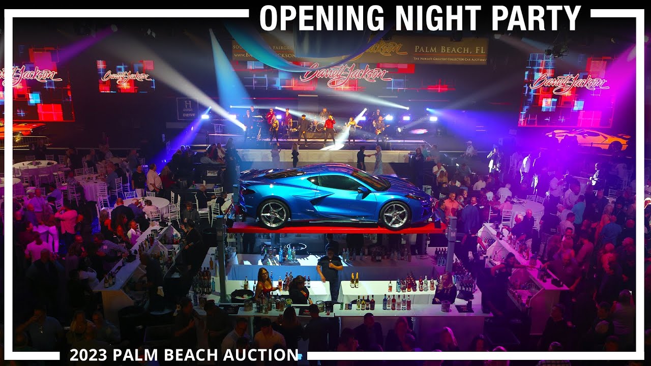 VIDEO 2024 Corvette E-Ray Stars at Barrett-Jacksons 2023 Palm Beach Opening Night Party