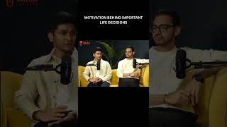 Motivation Behind Important Life Decisions.  #mba #cat #balajieducare #cat2026 #education #exam