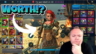 How Good is Fyr-Gun Isbeil!?  Raid: Shadow Legends
