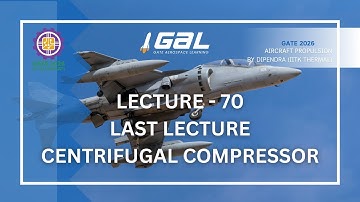 Lecture - 70 Centrifugal Flow Compressor | Numericals | GATE Aerospace | #gate2026 #gateaerospace