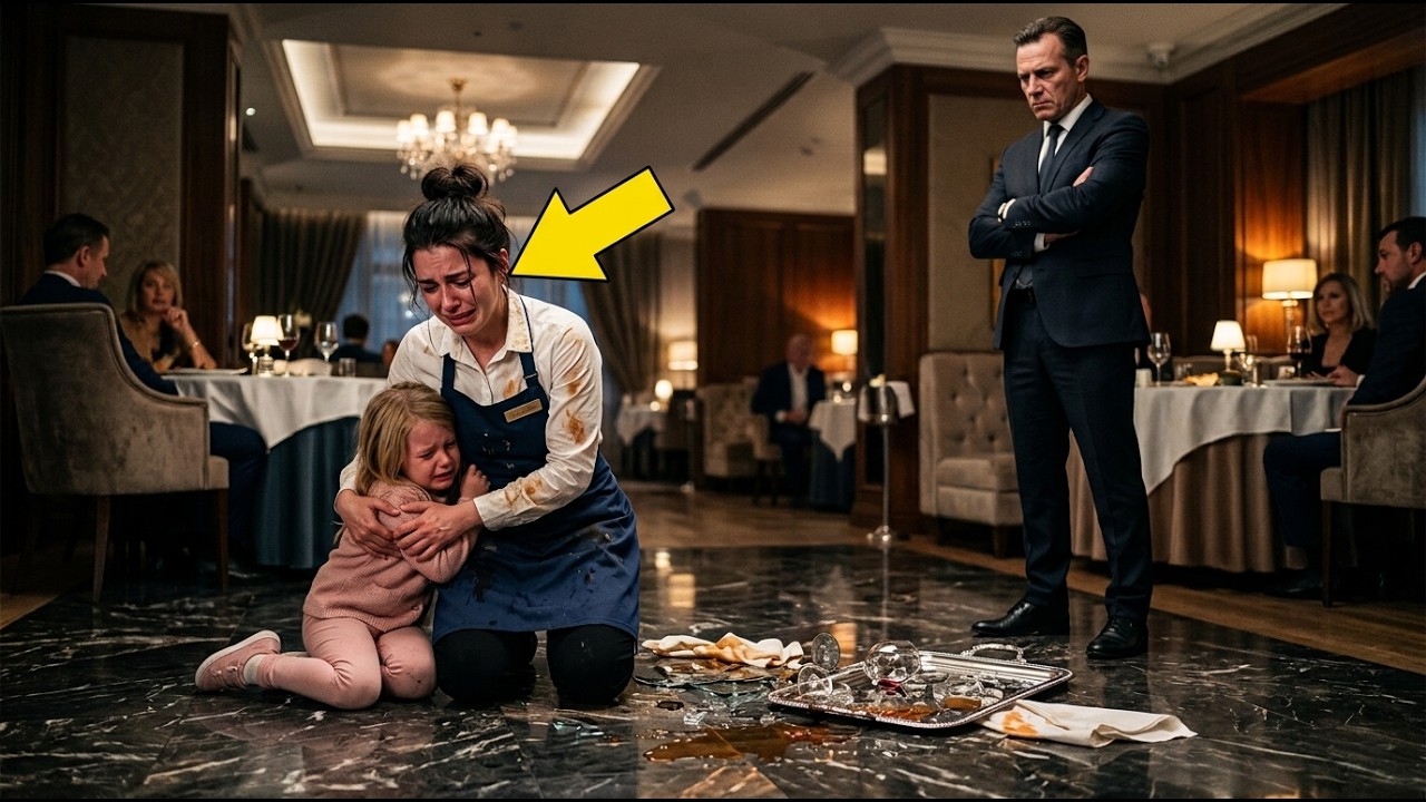 Pracowałam na nocnej zmianie w ekskluzywnej restauracji, a moja siedmioletnia córka ukrywała się na zapleczu, bo nie było nas stać na żadną opiekunkę ani na tort urodzinowy. Kiedy zobaczyła...