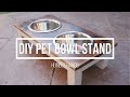 Modern DIY Wood Pet Bowl Stand | Custom Build (Humble Hands) Ep. 3