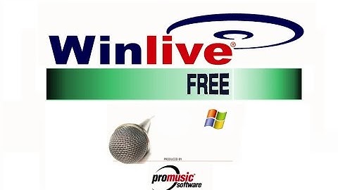 WINLIVE FREE video tutorial ENG