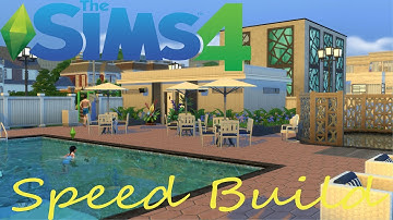 The Sims 4: Speed Build - COMMUNITY POOL (Newcrest Town Series)