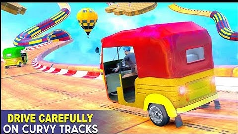 Real Tuk Tuk stunt - Best Auto Rickshaw Race | offroad auto rickshaw Android Gameplay
