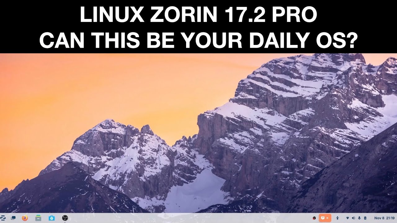LINUX ZORIN 17.2 PRO CAN THIS BE YOUR DAILY OS DISTRO? - YouTube