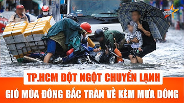Cập Nhật: TP.HCM lạnh đột ngột, mưa giông tiếp tục tăng cường