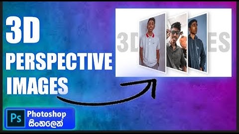 How To Make 3D Perspective Images in Photoshop | Nimsara Lakshan