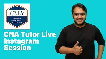CMA Tutor Live Instagram Session