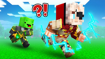 VIKING GOD ODIN Speedrunner vs LOKI Hunter : JJ vs Mikey in Minecraft Maizen!