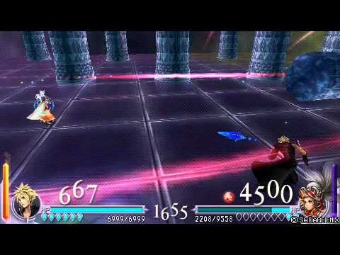 DISSIDIA FF UT 裸なクラウドvsオニオンナイト(Lv105最強猛攻)