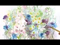 水彩画　花 5/31 [水彩画]初夏の花を描く/watercolorpainting /制作過程 - YouTube