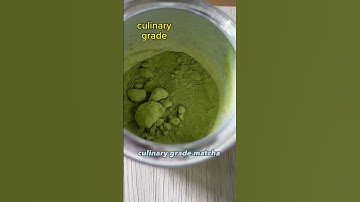 ceremonial vs culinary grade I use both 🍵 #matcha #greentea