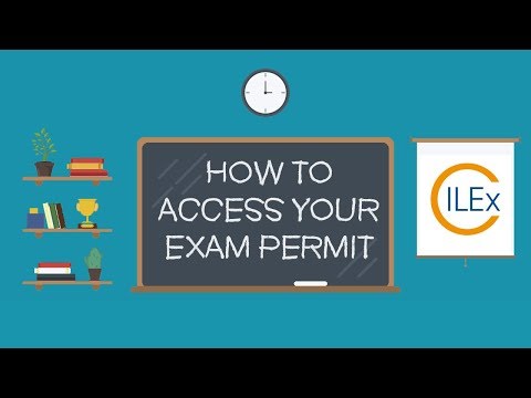 How to access your exam permit