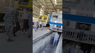 Mumbai local train ka maintenance yard | vande Bharat Express maintenance yard #vandebharatexpress screenshot 4