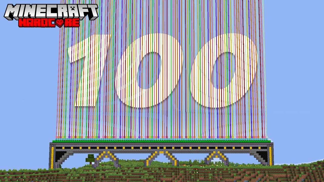 Jai Construit 100 BEACONS sur Minecraft Hardcore 