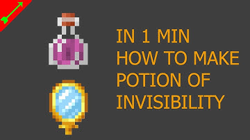 How to make a Potion of invisibility in Minecraft 1.17 / 1.16