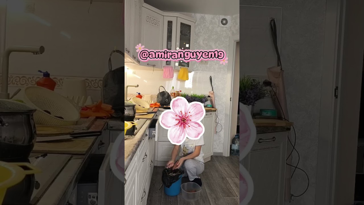 3 tiếng rửa bát tóm tắt clean with me мыть посуду 04