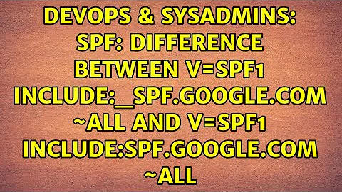 SPF: Difference between v=spf1 include:_spf.google.com ~all and v=spf1 include:spf.google.com ~all