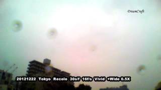 20121222  曇りから雨へ