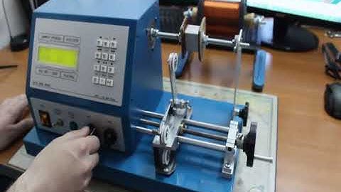 Станок с ЧПУ для намотки эл  катушек