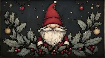 Whimsical Gnome Screensaver, Holly Jolly Christmas Vibes,  Festive Holiday Tv Art