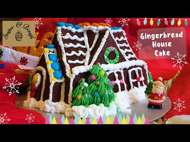 How to Make a Cozy Gingerbread House Bundt Cake - Eleanor Rose Home