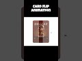 Card flip animation in figma