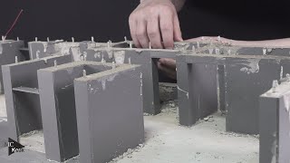 Making a Mini House from Concrete || #2