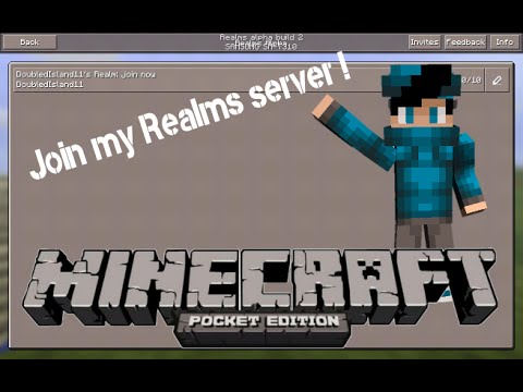 "Join me or invite me" realms video ( Minecraft Pocket 