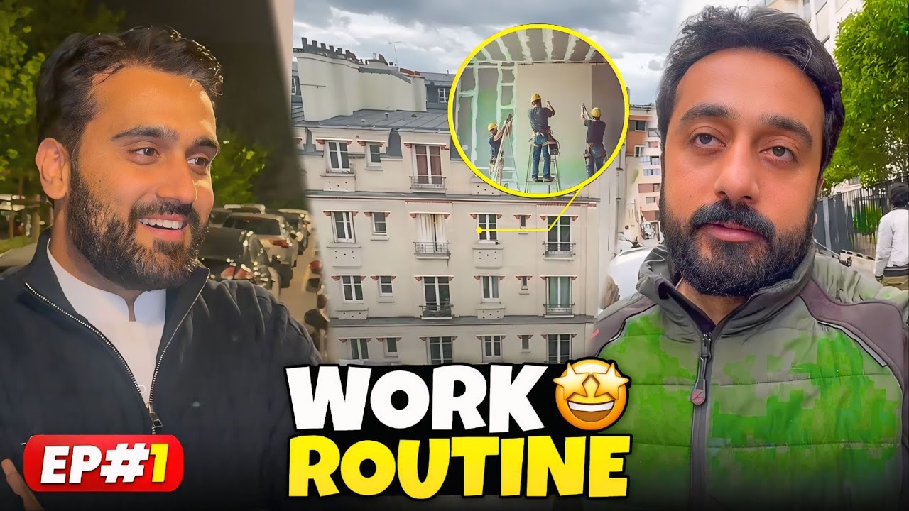 Usman Rounti Our Business work routine in France ft. Tayyab and usman | Episode 1 ...