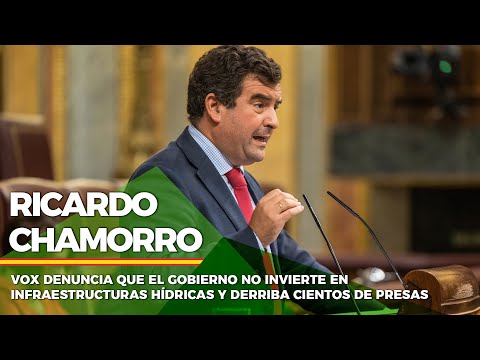 VOX denuncia que el Gobierno no invierte en infraestructuras hídricas y derriba cientos de presas