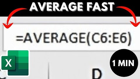 Excel AVERAGE Function Explained (Find Mean in Seconds)