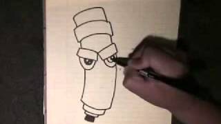 graffiti draw step character extension term senior banksy haring keith dibujos